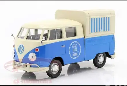 V. W T1 Food Truck diecast car model 1:24.