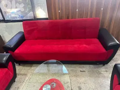 طقم كنبايات شغل Ballouna تركي بفتح صندوق وتخت مع طاولات اتنين طقم كنبايات شغل Ballouna تركي بفتح صندوق وتخت مع طاولات اتنين