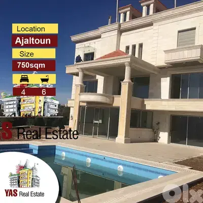 Ajaltoun 750m2 Villa | Ultra Prime Location | Open View | High-End |