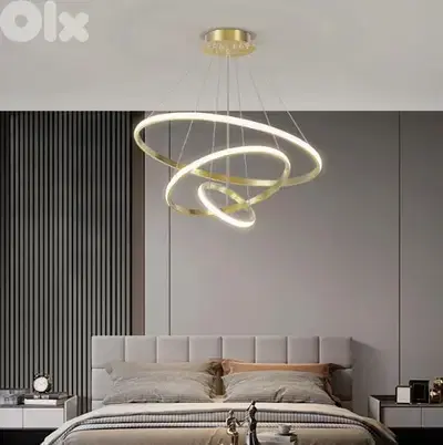 GOLD LED CHANDLIER