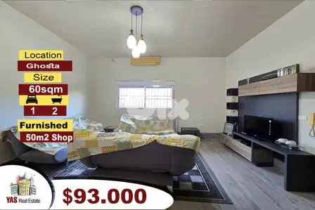 Ghosta 110m2 | Studio & Shop | Furnished | High End | DA |