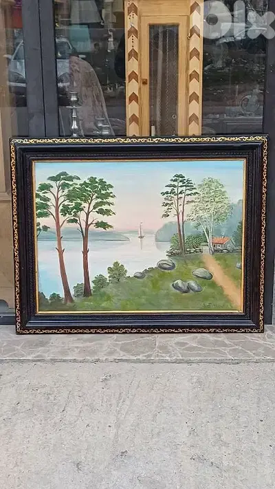 لوحة رسم زيتي اوروبية