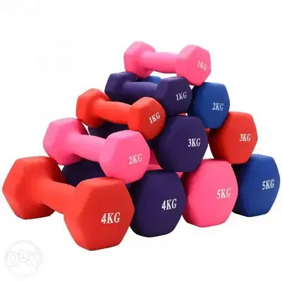 Dumbbell color 2.5$ for each kilo