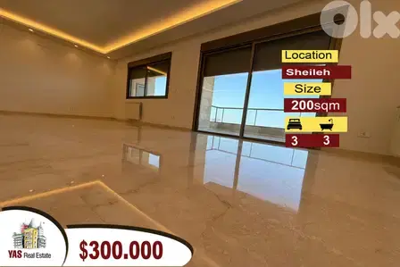 Sheileh 200m2 | Luxury | Prime Location | Decorated | KS |