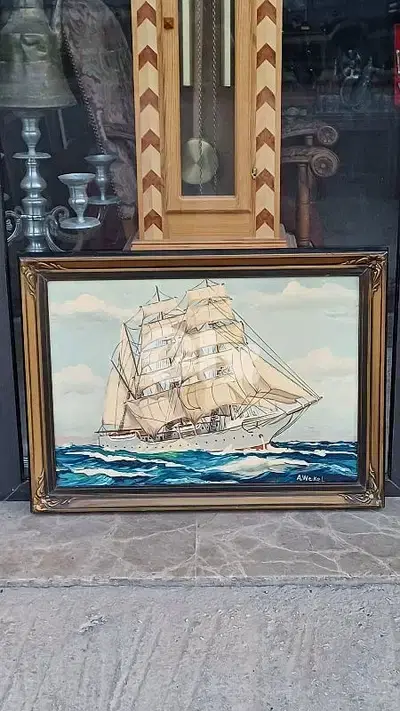 لوحة رسم زيتي اوروبية