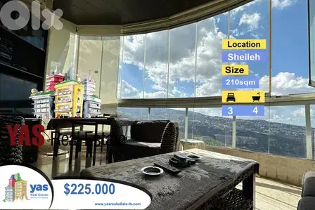 Sheileh 210m2 | Upgraded | Panoramic View | Luxury |