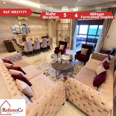 Luxury Furnished Duplex in Nahr Ibrahim دوبلكس مفروش فاخر نهر إبراهيم