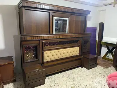 اوضة نوم شغل توصاية ملبسة قشرة افركيه خشب زان ولاتي سحاب