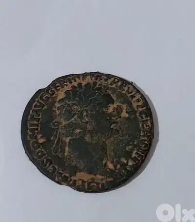 Ancient Roman  Bronze Coin for Emperor Domitian Rome Mint year 88 AD