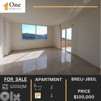 APARTMENT FOR SALE IN BREIJ- JBEIL