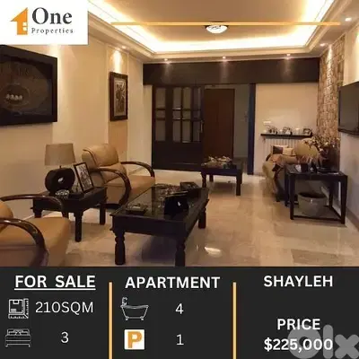 PANORAMIC VIEW APARTMENT FOR SALE IN SHAYLEH