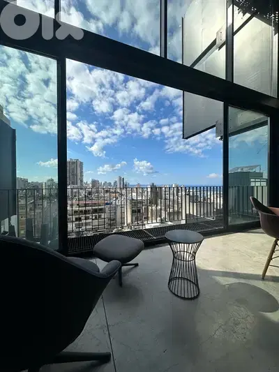Ultimate Luxury Loft Apartment For Rent In Achrafieh | SEA VIEW