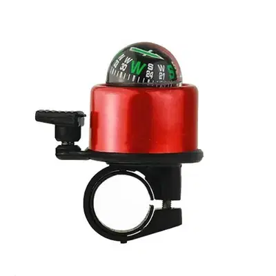 Metal bell with compass