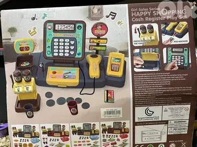 supermarket cash register play set
