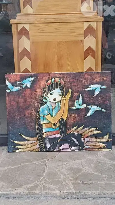 لوحة رسم زيتي اوروبية