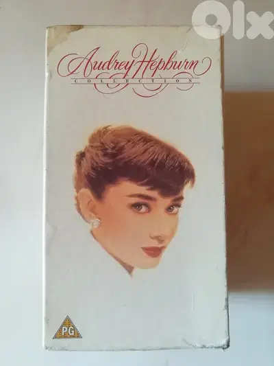 Audrey Hepburn 4 VHS + catalogue box set