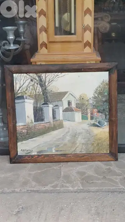 لوحة رسم زيتي اوروبية