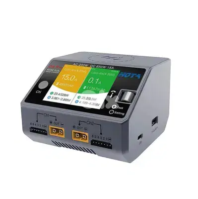 HOTA D6 Pro 325W 15A 1-6S Dual Channel ACDC Smart Charger w Wireless C