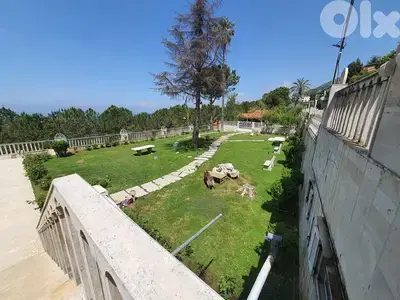 Traditional Furnished Castle+Garden&Terrace 4 Sale in Kfour - قصر كفور