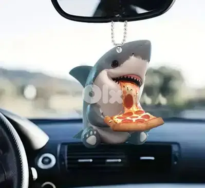 funny shark keychain