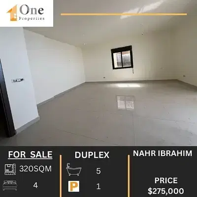 DUPLEX FOR SALE IN NAHR IBRAHIM