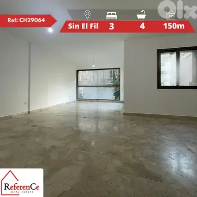 Apartment for sale in Sin El Fil شقة للبيع في سن الفيل