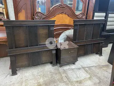 تختين مفرد قشر زان مع كمود صغيرة