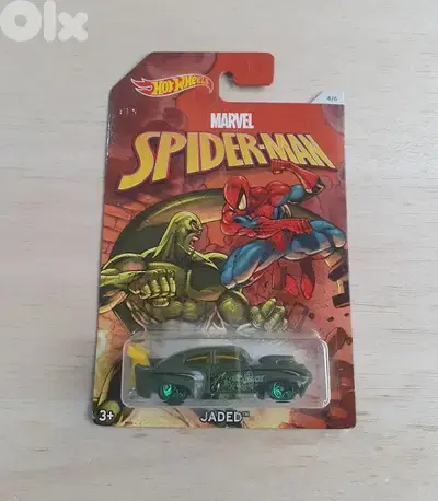 Spider-Man (Jaded) Hot Wheels diecast car model 1;64.