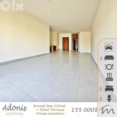 Adonis | Brand New 120m² + 40m² Terrace | Prime Location | Catch
