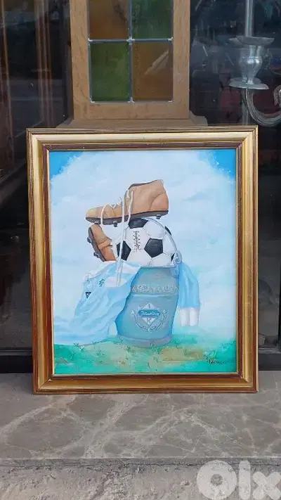 لوحة رسم زيتي اوروبية
