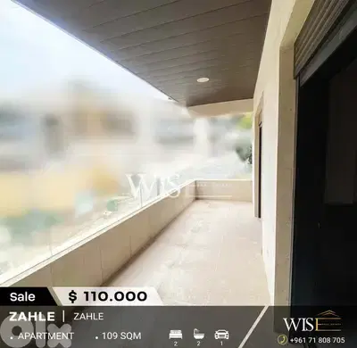 109 SQM Apartment for SALE in Zahle!