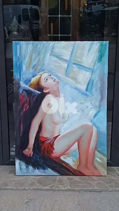لوحة رسم زيتي اوروبية