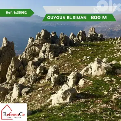 Prime land in Oyoun El Siman for sale