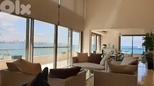 LUX Furnished Duplex Penthouse+Terrace 4 sale in Dbaye-Waterfront-ضبية