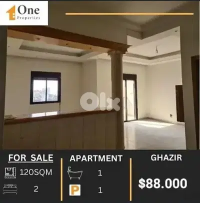SEA VIEW APARTMENT FOR SALE IN GHAZIR