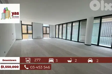 Downtown 277m2 | Fully Decorated | Super Prime Location | PA |