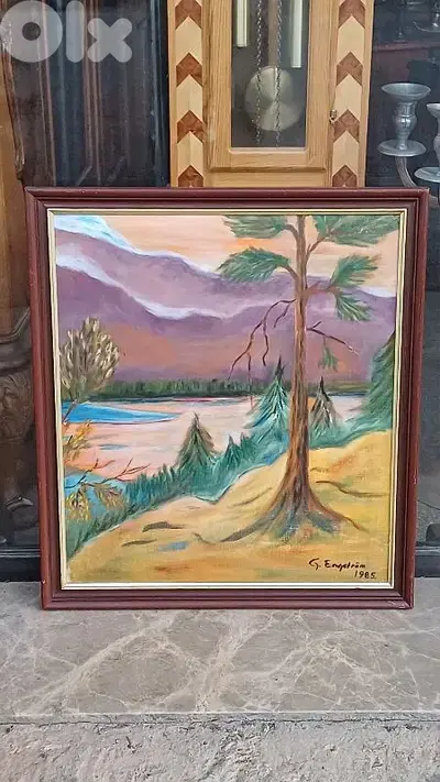 لوحة رسم زيتي اوروبية