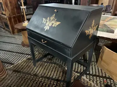 vintage secretaire solid wood