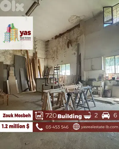 Zouk Mosbeh 720m2 | Two Floors Building | Industrial | High End | EL