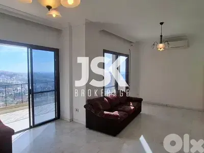 L17630 - Semi-Furnished Apartment For Rent in Bsalim