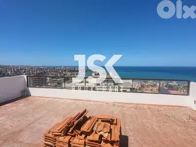 L17720 - Roof With Amazing Sea View For Sale in Haret Sakher