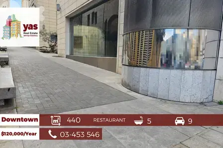 Downtown 440m2 | Restaurant | Ultra Prime Location | PA |