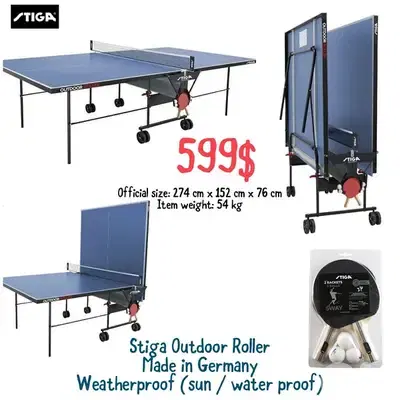 Stiga Outdoor Roller table tennis (Germany)