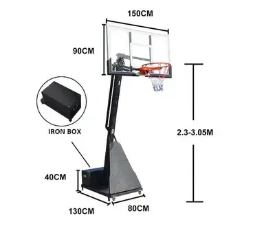 499$ New item basketball stand hoop (easy slam dunk)