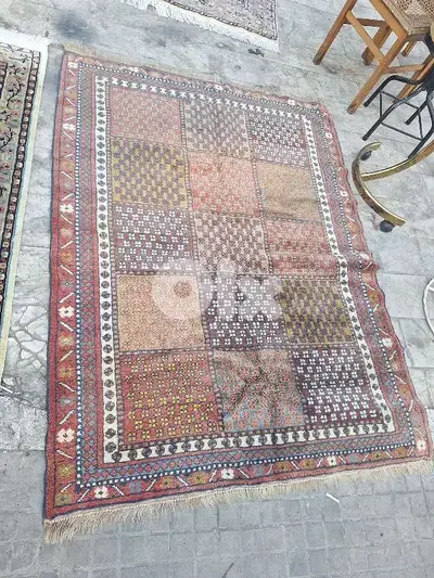 سجادة عجمية مميزة حياكة يد انتيك