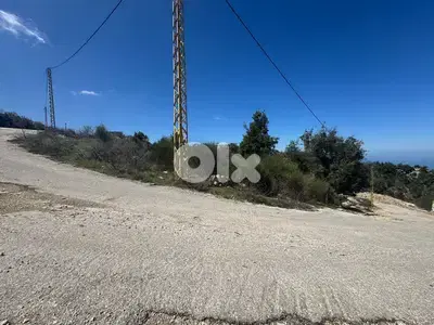 1380 m2 land+open view for sale in Mechmech - أرض للبيع في مشمش - جبيل