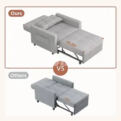sofa bed grey color