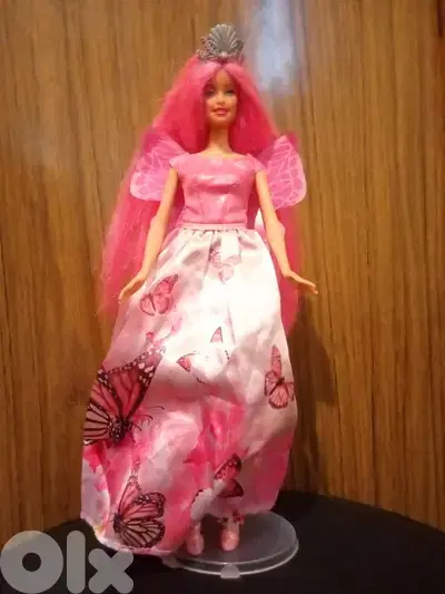 Barbie BUTTERFLY QUEEN OOAK Mattel As new doll flexi legs long hair