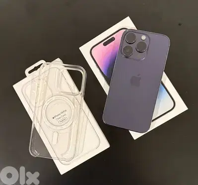IPhone 14 Pro 256 Gb Deep Purple 2 ESIM + Clear Case Original