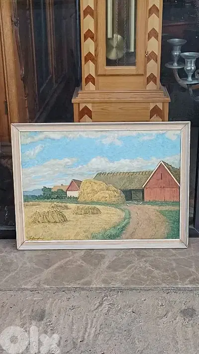 لوحة رسم زيتي اوروبية